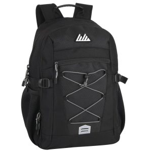 Backpacks | Bungee Backpack With 17″ Laptop Sleeve, Black Backpacks Backpacks