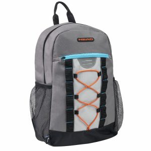 Backpacks | Bungee Backpack With Reflective Patch, Gray Backpacks Backpacks