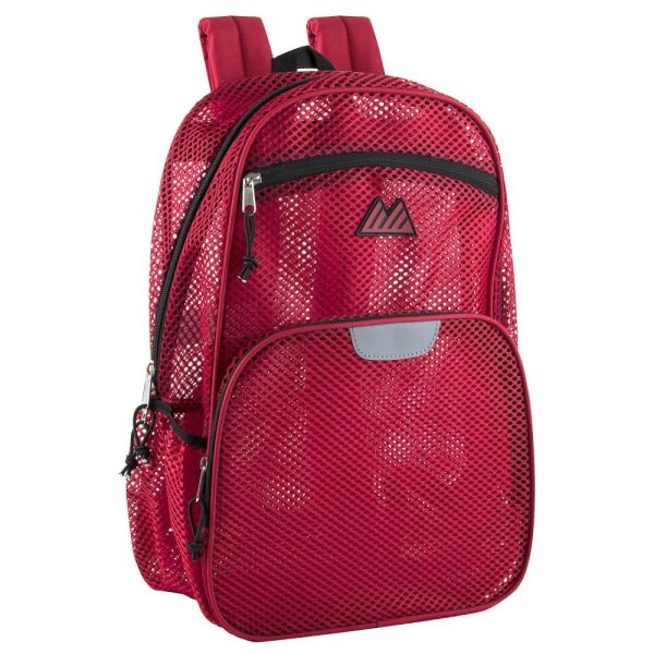 Backpacks | Mesh Backpack, Red Backpacks Backpacks