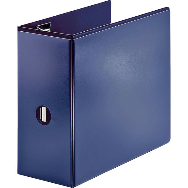 Binders | Easy-Open View 3-Ring Binder, 5″ D-Rings, Navy Binders Binders