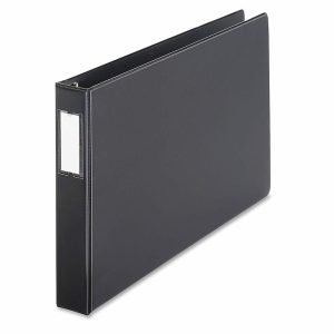 Binders | Easyopen Tabloid Reference 3-Ring Binder, 1 1/2″ Slant Rings, Black Binders Binders