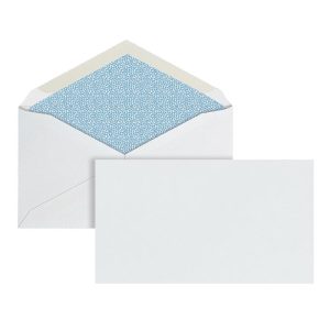 Envelopes | Brand #6 3/4 Security Envelopes, 3-5/8″ X 6-1/2″, Gummed Seal, White, Box Of 500 Envelopes Envelopes