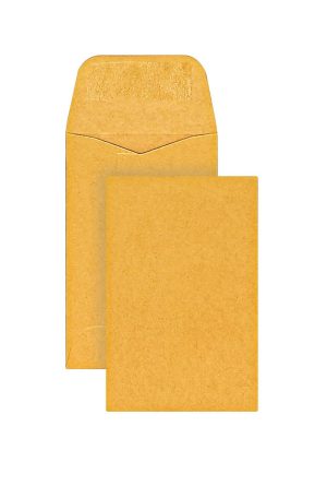 Envelopes | Brand Coin Envelopes, 2-1/4″ X 3-1/2″, Gummed Seal, Manila, Box Of 500 Envelopes Envelopes