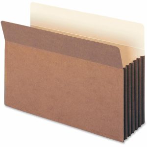 Expanding File Folders | Easy-Access Top-Tab Tyvek File Pockets, Legal Size, 5 1/4″ Expansion, 30% Recycled, Redrope, Box Of 10 Expanding File Folders Expanding File Folders