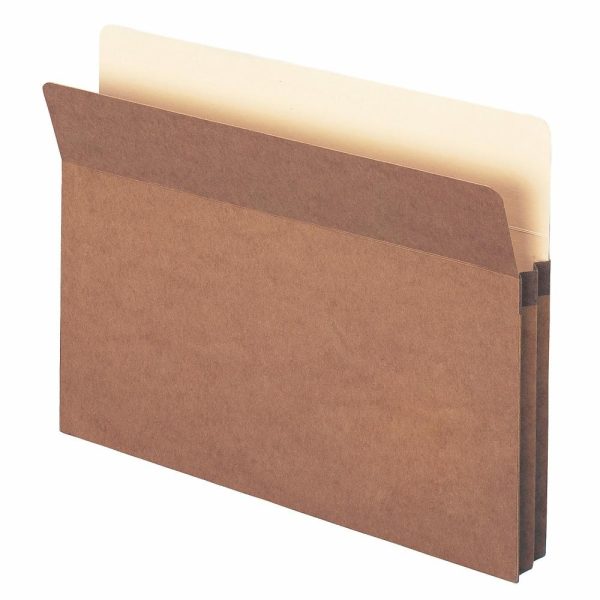 Expanding File Folders | Expanding File Pockets, Redrope, 1 3/4″ Expansion, Letter Size, 30% Recycled, Redrope, Pack Of 25 Expanding File Folders Expanding File Folders