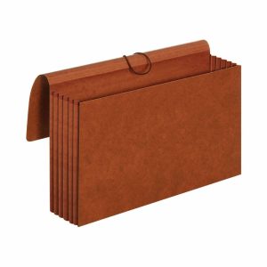 Expanding File Folders | Redrope Standard Expansion Wallets, 5 1/4″ Expansion, Legal Size, 100% Recycled, Red, Pack Of 10 Wallets Expanding File Folders Expanding File Folders