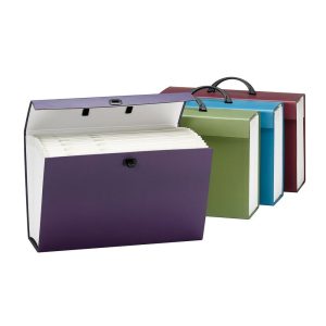 File Folders | A-Z Expanding File Box, Assorted File Folders File Folders