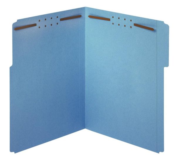 File Folders | Brand Color Fastener File Folders, Letter Size, Blue, Pack Of 50 Folders File Folders File Folders