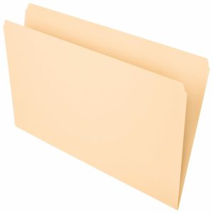 File Folders | Brand File Folders, Straight Cut, Legal Size, Manila, Pack Of 100 File Folders File Folders