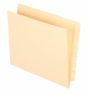 File Folders | Manila End-Tab Pocket Folders, Straight Cut, Letter Size, Pack Of 50 File Folders File Folders