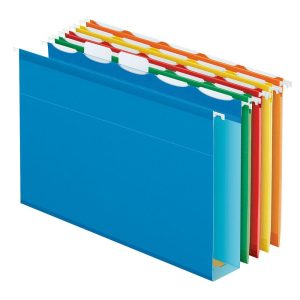 Hanging File Folders | Assorted Box-Bottom Hanging File Folders, Letter Size, Assorted, Box Of 20 Filing & Folders Hanging File Folders