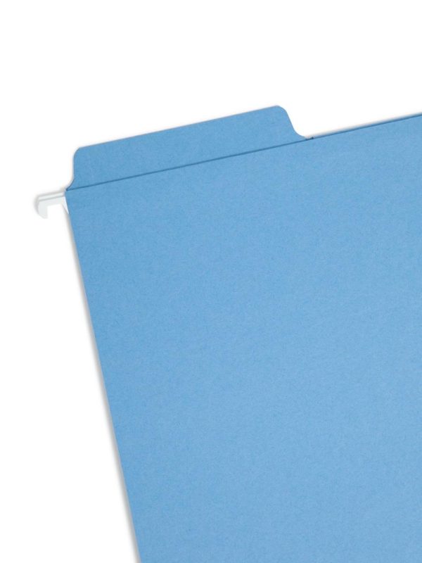 Hanging File Folders | Fastab Hanging File Folders, Letter Size, Blue, Box Of 20 Filing & Folders Hanging File Folders