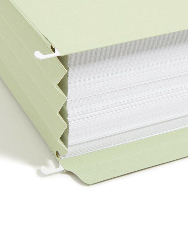 Hanging File Folders | Fastab Hanging Pockets, Legal Size, Moss, Box Of 9 Filing & Folders Hanging File Folders