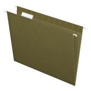 Hanging File Folders | Hanging File Folders, Letter Size, 100% Recycled, Standard Green, Box Of 25 Folders Filing & Folders Hanging File Folders