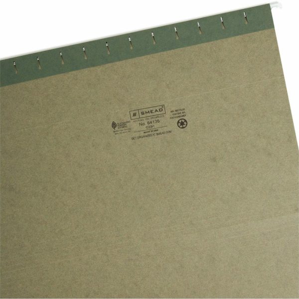 Hanging File Folders | Premium-Quality Hanging Folders, 1/3 Cut, Legal Size, Standard Green, Pack Of 25 Filing & Folders Hanging File Folders