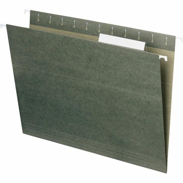 Hanging File Folders | Premium-Quality Hanging Folders, 1/3-Cut Tabs, Letter Size, Standard Green, Pack Of 25 Folders Filing & Folders Hanging File Folders