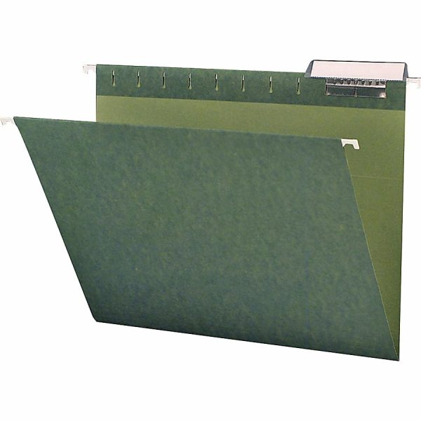 Hanging File Folders | Premium-Quality Hanging Folders, 1/3-Cut Tabs, Letter Size, Standard Green, Pack Of 25 Folders Filing & Folders Hanging File Folders