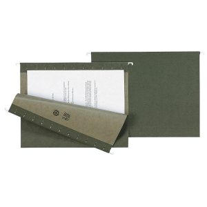 Hanging File Folders | Premium-Quality Hanging Folders, Letter Size (8-1/2″ X 11″), Green, Box Of 25 ( Filing & Folders Hanging File Folders