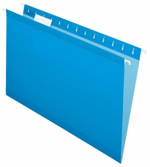 Hanging File Folders | Premium Reinforced Color Hanging File Folders, Legal Size, Blue, Pack Of 25 Folders Filing & Folders Hanging File Folders