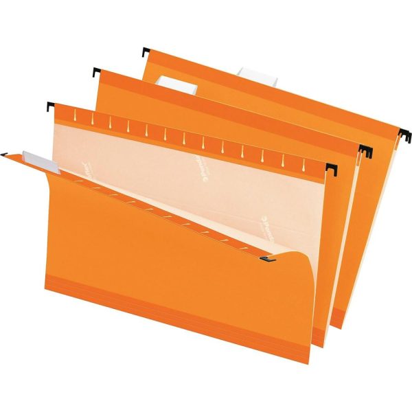 Hanging File Folders | Premium Reinforced Color Hanging Folders, Legal Size, Orange, Pack Of 25 Filing & Folders Hanging File Folders