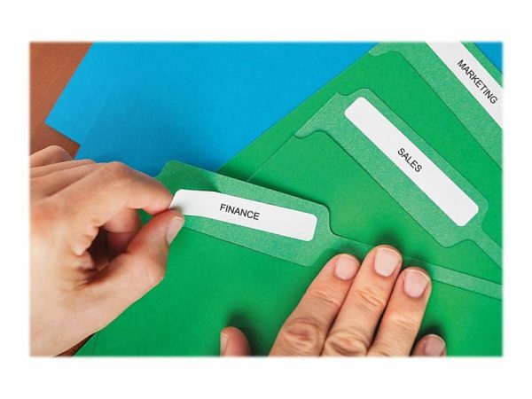 Label Maker Tapes | Labelwriter 30327 File Folder Labels, 3 7/16″ X 9/16″, Pack Of 2 Label Maker Tapes Label Maker Tapes