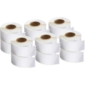 Label Maker Tapes | Labelwriter Address Labels, 1-1/8″ X 3-1/2″, Rectangle, White, 350 Labels Per Roll, Pack Of 12 Rolls Label Maker Tapes Label Maker Tapes