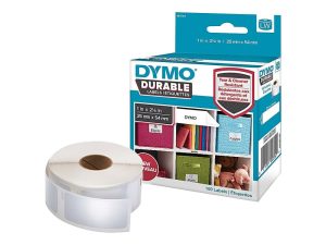 Label Maker Tapes | Labelwriter Labels, Dym1976411, Permanent Adhesive, 1″W X 2 1/8″L, Thermal Transfer, White, Roll Of 160 Label Maker Tapes Label Maker Tapes