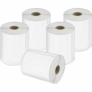 Label Maker Tapes | Labelwriter Xl Shipping Labels, 4″ X 6″, Rectangle, White, 220 Labels Per Roll, Pack Of 5 Rolls Label Maker Tapes Label Maker Tapes