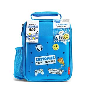 Lunch Bags | Baylee Charm Lunch Kit, 10”H X 4”W X 7-1/2”D, Blue Bags & Luggage Lunch Bags