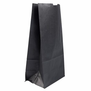 Lunch Bags | Kraft Lunch Bags, Large, 11 X 6 X 3 3/4, Black, Pack Of 25 Bags Bags & Luggage Lunch Bags