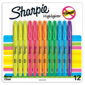 Markers | Accent Pocket Highlighters, Chisel Tip, Assorted, Pack Of 12 Markers Markers