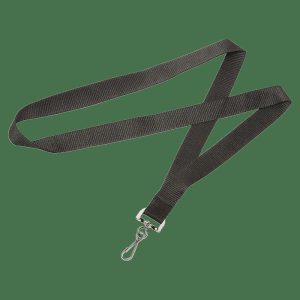 Name Badges & Holders | Lanyard With J-Hook, 36″, Black, Pack Of 12 (Abilityone 8455-01-645-2729) Labels & Label Makers Name Badges & Holders