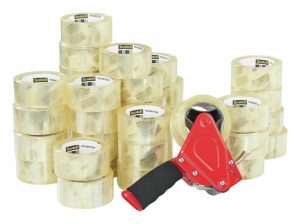 Packing Tape | Commercial Grade Packing Tape With Dispenser, 1-7/8″ X 54.6 Yd., Case Of 36 Rolls Mailing & Shipping Packing Tape