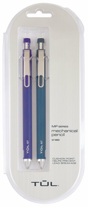 Pencils | Mechanical Pencils, 0.7 Mm, Navy & Royal Blue Barrels, Pack Of 2 Pencils Office Supplies Pencils