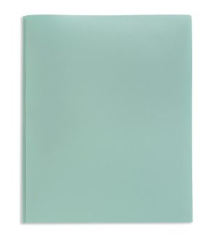 Pocket Folders | 2-Pocket School-Grade Poly Folder With Prongs, Letter Size, Light Green Filing & Folders Pocket Folders