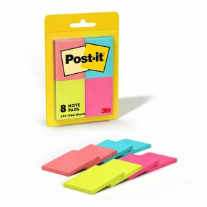 Post-It & Sticky Notes | Notes, 1 3/8 In X 1 7/8 In, 8 Pads, 50 Sheets/Pad, Clean Removal, Poptimistic Collection Basic Supplies Post-It & Sticky Notes