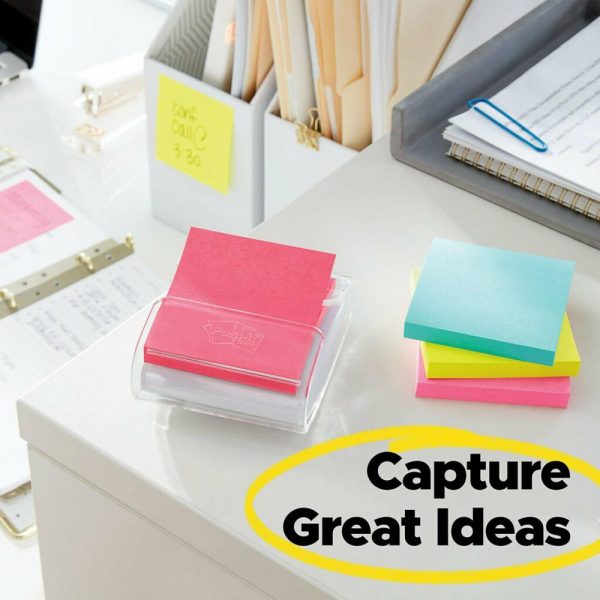 Post-It & Sticky Notes | Pop Up Notes, 3 In X 3 In, 18 Pads, 100 Sheets/Pad, Clean Removal, Poptimistic Collection Basic Supplies Post-It & Sticky Notes