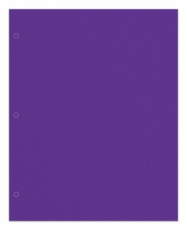 Report Covers & Portfolios | Brand 2-Pocket School-Grade Paper Folder, Letter Size, Purple Binders & Accessories Report Covers & Portfolios