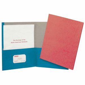 Report Covers & Portfolios | Earthwise By Twin-Pocket Folder, 95% Recycled, Blue, Box Of 25 Binders & Accessories Report Covers & Portfolios