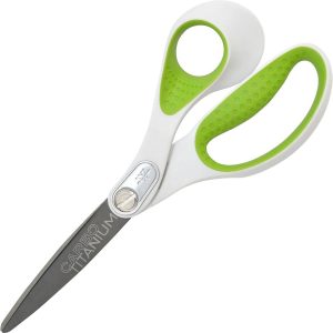 Scissors | Straight Carbo Titanium Scissors, 8″ L, Pointed Tip, Gray Basic Supplies Scissors