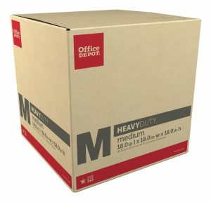 Shipping & Moving Boxes | Brand Heavy-Duty Corrugated Moving Box, 18″H X 18″W X 18″D, Kraft Mailing & Shipping