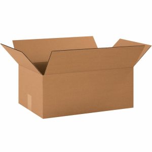 Shipping & Moving Boxes | Corrugated Boxes, 7″H X 12″W X 19″D, 15% Recycled, Kraft Brown, Bundle Of 25 Mailing & Shipping