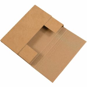 Shipping & Moving Boxes | Easy Fold Mailers, 9 1/2″ X 6 1/2″ X 2″, Kraft, Pack Of 50 Mailing & Shipping