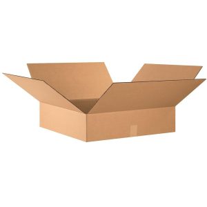 Shipping & Moving Boxes | Flat Corrugated Boxes, 24″ X 24″ X 6″, Kraft, Pack Of 10 Mailing & Shipping