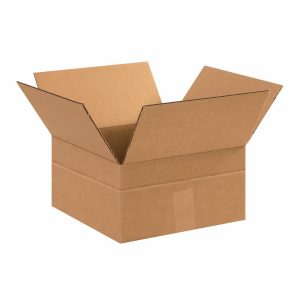 Shipping & Moving Boxes | Multi-Depth Corrugated Boxes, 12″ X 12″ X 6″, Scored 4″, Kraft, Pack Of 25 Mailing & Shipping