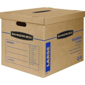 Shipping & Moving Boxes | Smoothmove Classic Moving Boxes With Lift-Off Lid, 17″ X 21″ X 17″, 85% Recycled, Kraft Brown, Box Of 5 Mailing & Shipping