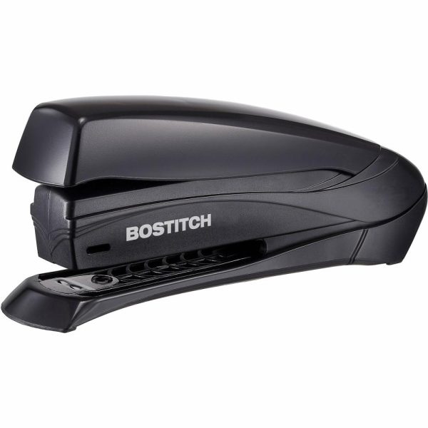 Staplers & Staples | Inspire Spring-Powered Desktop Stapler, 20 Sheets Capacity, Black Basic Supplies Staplers & Staples