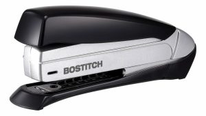 Staplers & Staples | Inspire Spring-Powered Premium Desktop Stapler, Black/Silver Basic Supplies Staplers & Staples