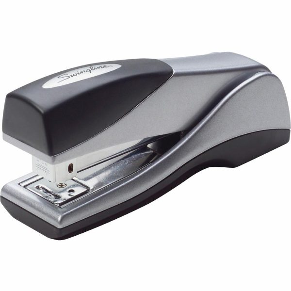 Staplers & Staples | Optima Grip Compact Stapler, 25 Sheets Capacity, Silver Basic Supplies Staplers & Staples