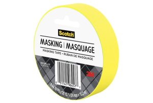 Tape & Adhesives | Expressions Decorative Masking Tape, 1″ X 20 Yd., Yellow Basic Supplies Tape & Adhesives